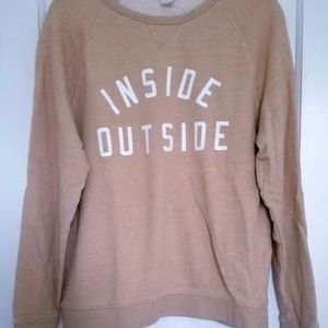 H&M Men's Sweater Shirt Tan  Size M